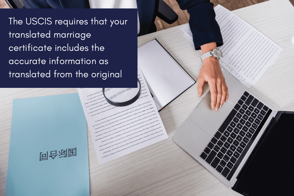 Marriage Certificate Translation