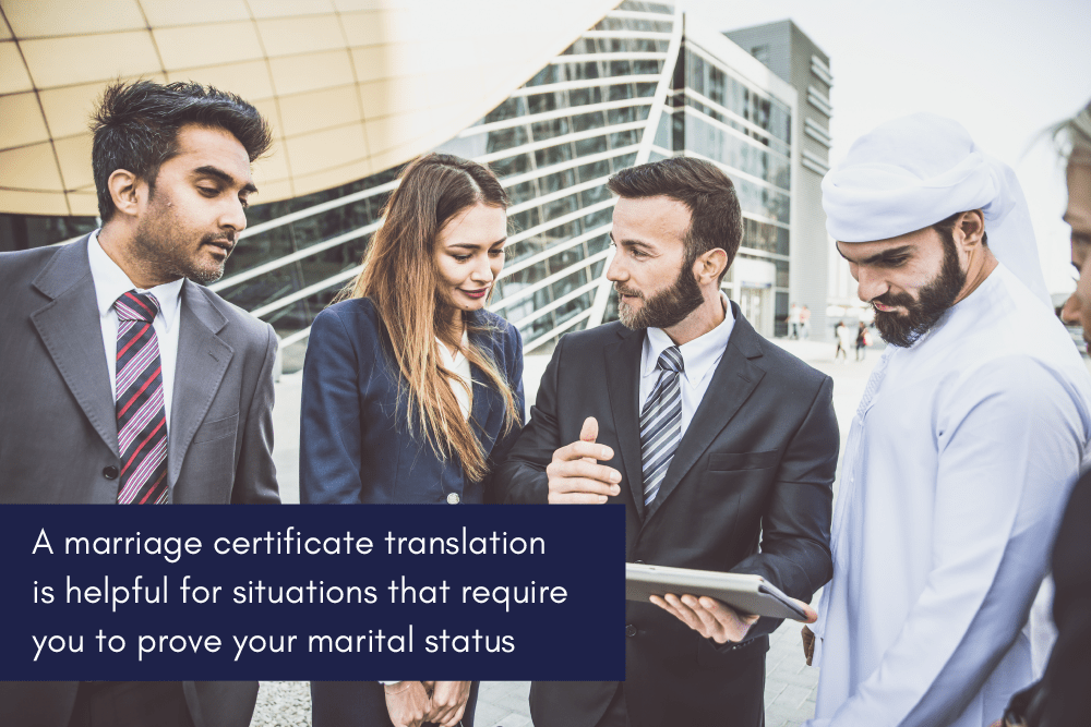 Marriage Certificate Translation