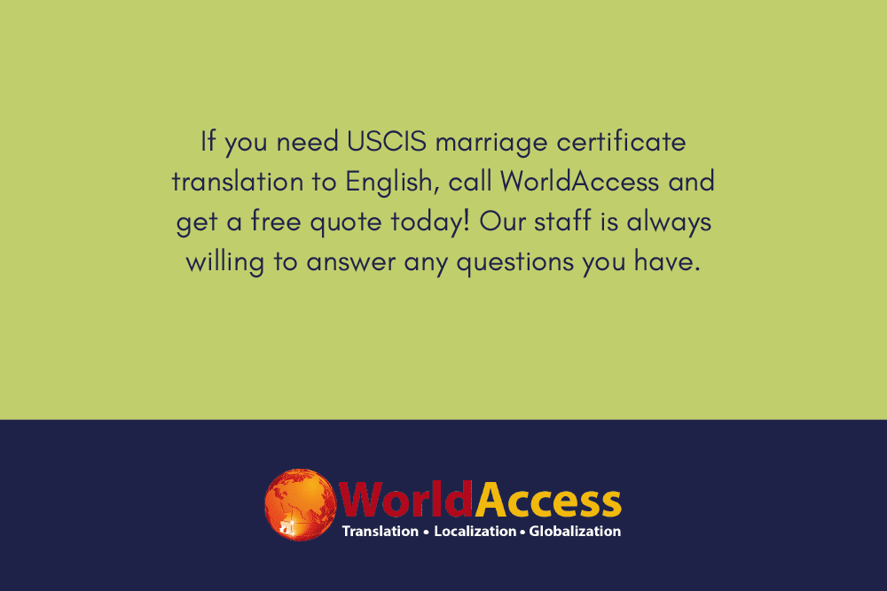 Marriage Certificate TranslationF