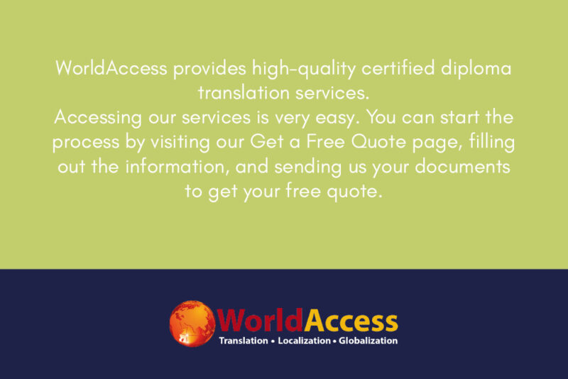 Certified Diploma Translation Services